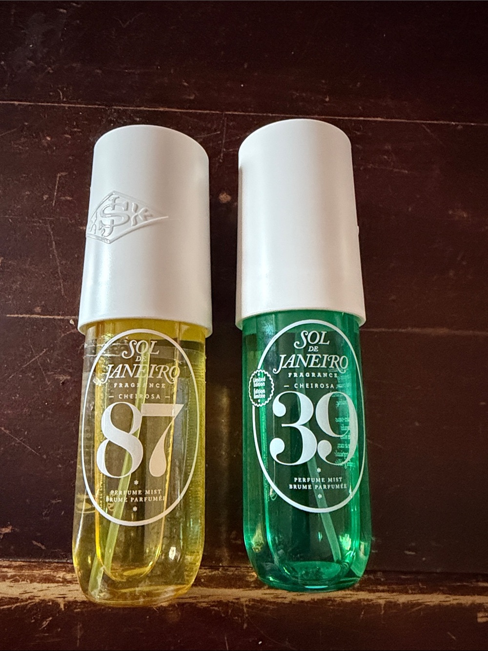 Sol de Janeiro Yellow 87 & Green 39 Perfume Mists